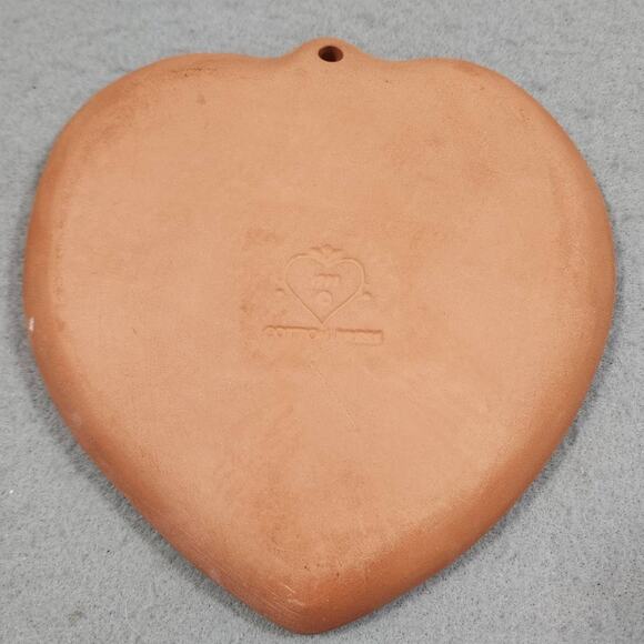 Cotton Press HEART & LOVEBIRDS Cookie Press Mold Paper Casting 1992 Vintage - Picture 3 of 6